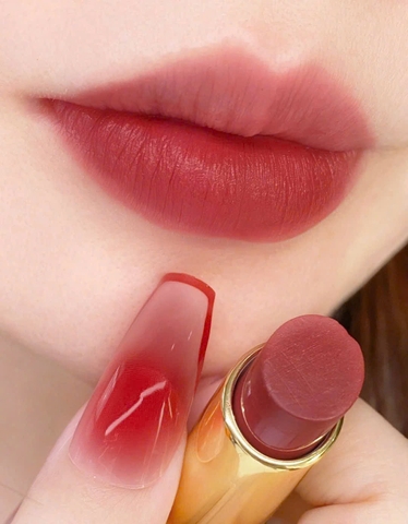 Son Tom Ford Lip Color Satin Matte 90 Fete - Phiên Bản Giới Hạn Vỏ Đỏ Màu Đỏ Hồng Đất