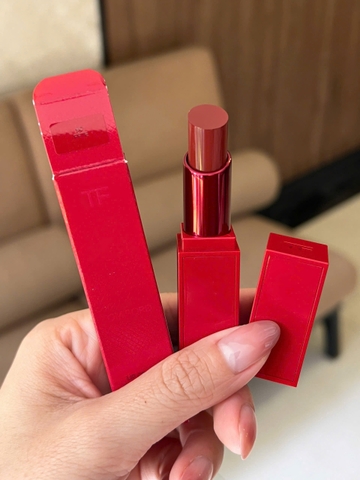 Son Tom Ford Lip Color Satin Matte 90 Fete - Phiên Bản Giới Hạn Vỏ Đỏ Màu Đỏ Hồng Đất