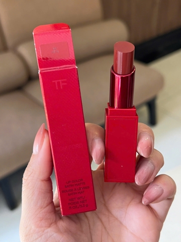 Son Tom Ford Lip Color Satin Matte 90 Fete - Phiên Bản Giới Hạn Vỏ Đỏ Màu Đỏ Hồng Đất