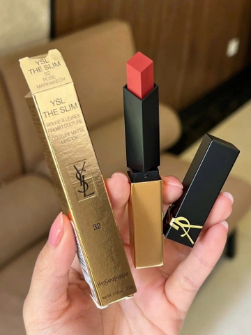 Son YSL The Slim Matte Lipstick 32 Rouge Paradoxe Hồng Đất