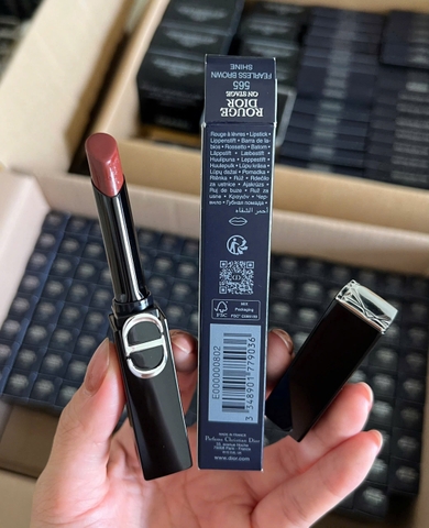 Son Dior Rouge Dior On Stage Lipstick 565 Fearless Brown Nâu Đỏ