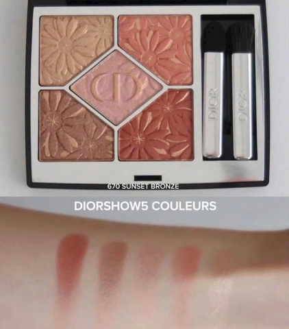 Bảng Phấn Mắt Diorshow 5 Couleurs 670 Sunset Bronze Limited Edition