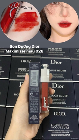 Son Dưỡng Dior Addict Lip Maximizer 028 Intense – Màu Đỏ Gạch Fullbox