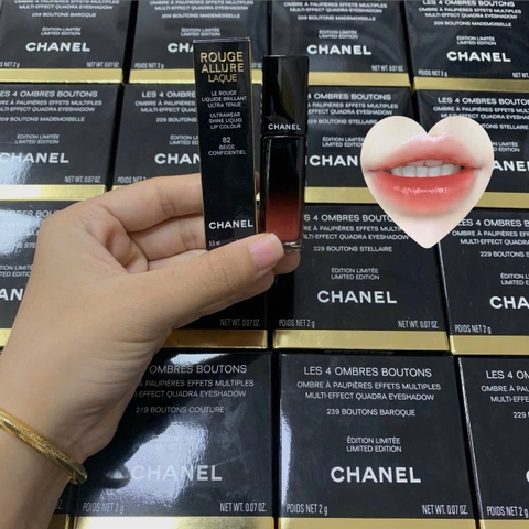 Son Kem Chanel Rouge Allure Laque Ultrawear Shine Liquid Lip Colour 82 Beige Confidentiel Fullbox