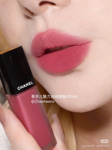 Son Kem Chanel Rouge Allure Liquid Velvet 244 – Hồng mận pha tím