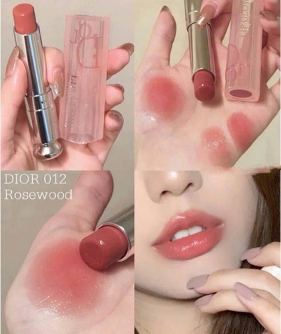 Son Dưỡng Dior Lip Glow 012 Rosewood - Màu Hồng Đất Bản 2025