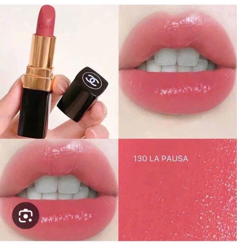 Son Chanel Rouge Coco Longwear Satin Lipstick 130 La Pausa Màu Hồng Tươi