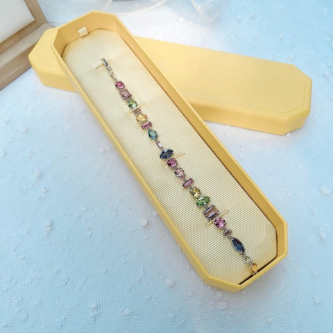 SWAROVSKI Gema bracelet (Mixed cuts, Multicolored, Rhodium plated) - Vòng/lắc tay SWAROVSKI - JEWELRY