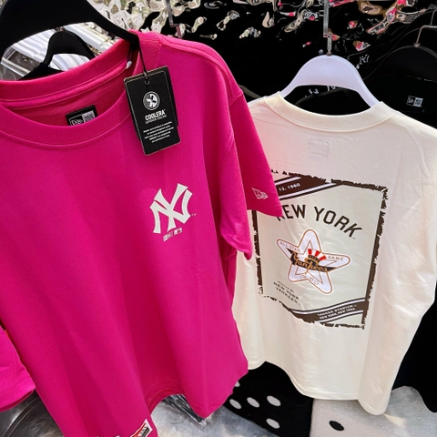 Áo Thun New Era ALL STAR GAME T-Shirt Cream/Pink/Blue