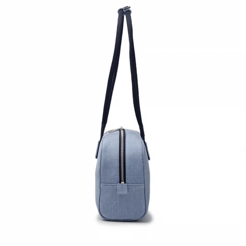 Túi MLB Varsity Cursive Denim Shoulder Bag Yankees Blue - Túi xách, đeo vai màu xanh