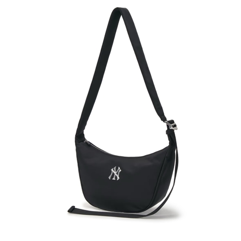 Túi MLB Basic Nylon Sportive Crossbody Bag New York BLACK - Túi xách màu đen