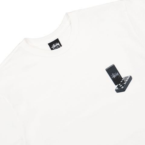 ÁO THUN STUSSY DOMINOES T-SHIRT WHITE TRẮNG