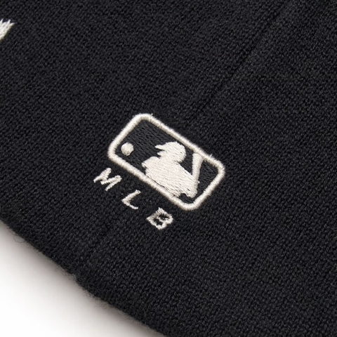 MLB Megagram Norip Beanie New York Yankees NY Black - Mũ len, màu đen
