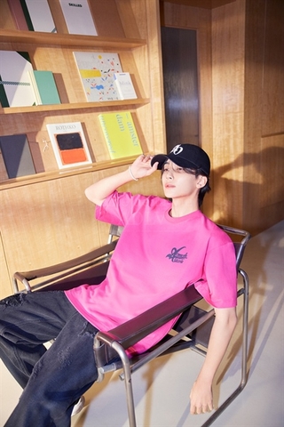 ÁO ADLV BIG LOGO 2 PRINTING SHORT SLEEVE T-SHIRT PINK