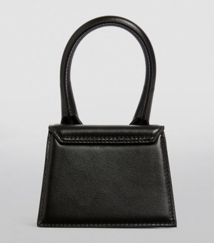 Túi JACQUEMUS Mini Leather Le Chiquito Black (size 12cm)