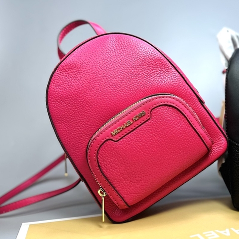 Túi Michael Kors MK Balo Jaycee Convertible Zip Pocket Backpack En rose Pink - Balo, túi cặp màu hồng