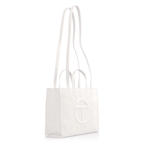 TÚI TELFAR WHITE BAG - MEDIUM M SIZE (38x28x13cm) - TÚI ĐEO CHÉO TELFAR MÀU TRẮNG