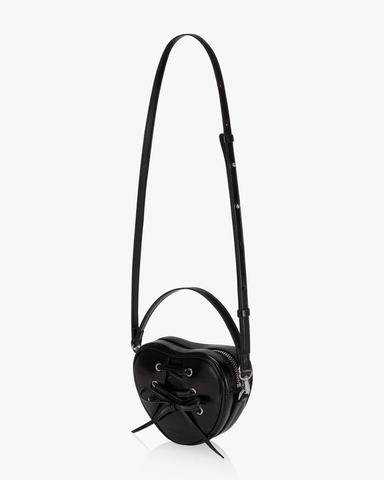 TÚI FIND KAPOOR RIBBON TIE HEART BAG - BLACK ĐEN