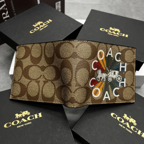 VÍ GẬP NAM COACH WALLET