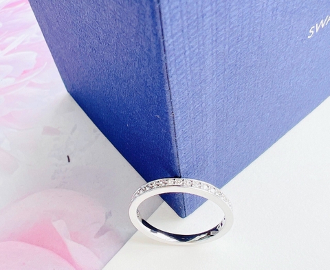 SWAROVSKI Rare ring (White, Rhodium plated) - RINGS - Nhẫn kiểu đơn giản - SWAROVSKI JEWELRY
