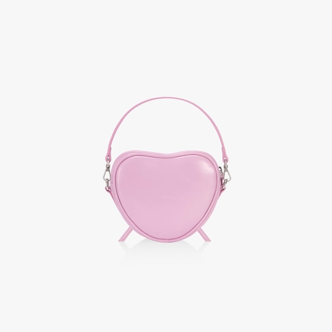 TÚI FIND KAPOOR RIBBON TIE HEART BAG - PINK HỒNG