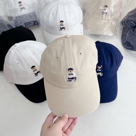 SPAO BEAR BALL CAP BEIGE - Mũ lưỡi trai, nón kết màu be