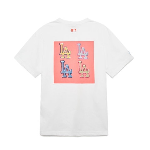 Áo Phông MLB Pop Art Graphic Overfit LA Dodgers Tshirt 3ATSL0233-07WHS