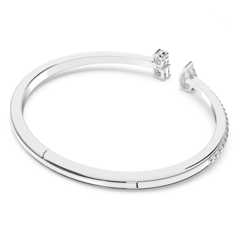 SWAROVSKI Mesmera cuff (Mixed cuts, White, Rhodium plated) - Vòng, lắc tay pha lê trắng - JEWELRY BRACELET