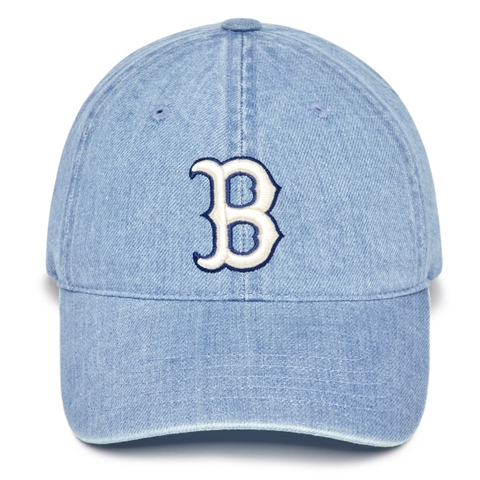 Mũ MLB Denim Boston Red Sox Ball Cap - Mũ lưỡi trai, nón kết màu xanh denim