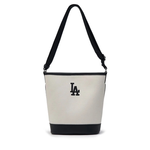 TÚI MLB Varsity Jacquard Bucket Bag LA Dodgers
