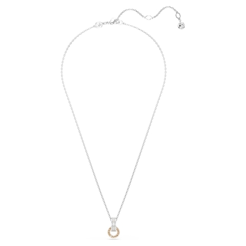 SWAROVSKI Connexus pendant (Mixed cuts, `Love is around`, White, Mixed metal finish) - Dây cổ, chuyền, vòng tròn, phối đá pha lê..