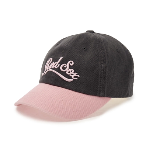 Mũ MLB Varsity Vintage Cultive Color Scheme Unstructured Ball Cap Red Sox Pink, Charcoal - Mũ lưỡi trai, nón kết phối màu hồng, than chì