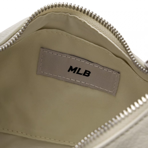 MLB Classic Monogram Crack Embo Hobo Bag Boston Red Sox WHITE - Túi xách, đeo vai màu trắng