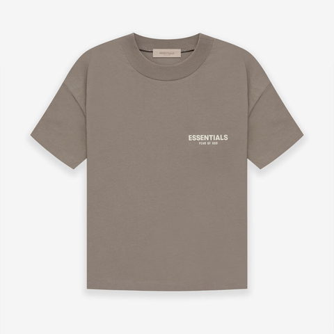 Áo thun Fear Of God FOG - Essentials Chest Logo Tee Desert Taupe SS22