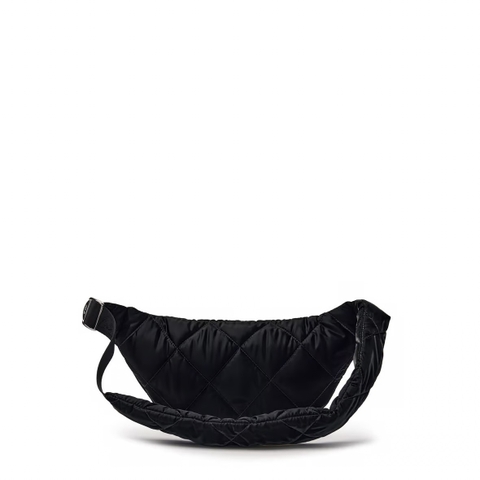 Túi MLB Curve Padding Hip Sack New York Yankees Black - Túi đeo hông, túi bao tử màu đen