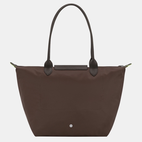 CHÍNH HÃNG - LARGE SIZE - TÚI LONGCHAMP LE PLIAGE GREEN L TOTE BAG - MOCHA/MOKA - Túi xách màu nâu đất, nâu sẫm