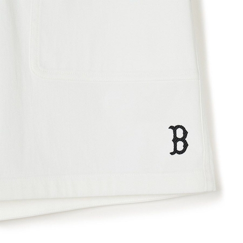 Quần Short Nữ MLB Boston Red Sox 3FSMB0143-43IVS Màu Trắng