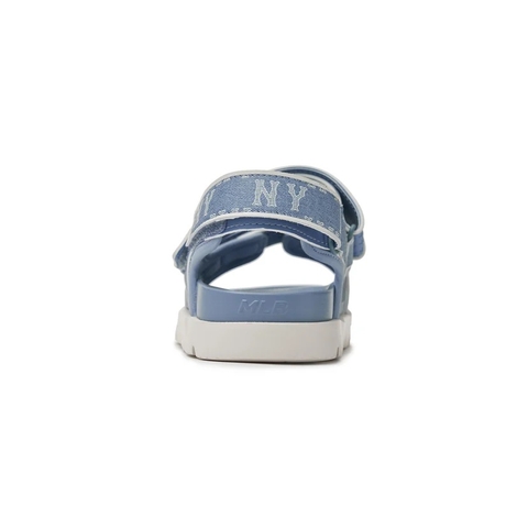 Giày MLB Liner Sandals Denim Monogram New York Yankees NY Blue - Giày xăng đan có quai màu xanh blue