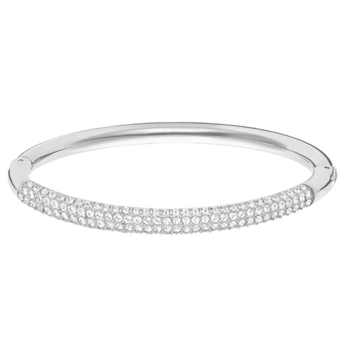 SWAROVSKI Dextera bangle (White, Stainless Steel) - Vòng/lắc tay pha lê trắng - JEWELRY BRACELET