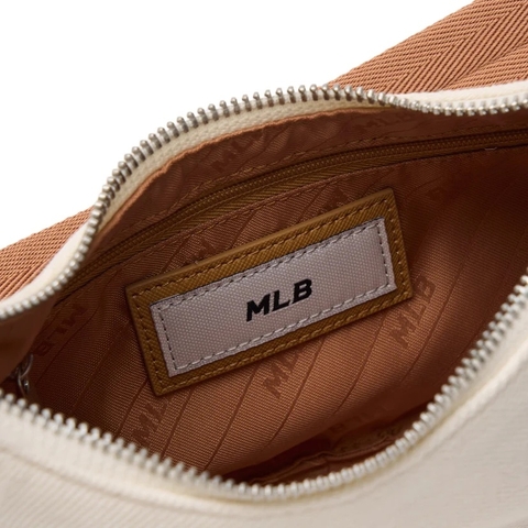 MLB MONOGRAM HOBO BAG BEIGE
