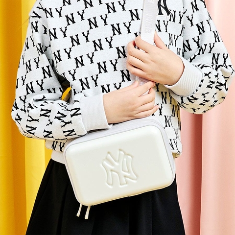 Túi MLB Slugger Cross Bag New York Yankees White Trắng