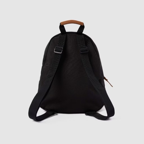 CHÍNH HÃNG - WHOAU Steve Bear Basic Backpack Black - Balo, cặp màu đen