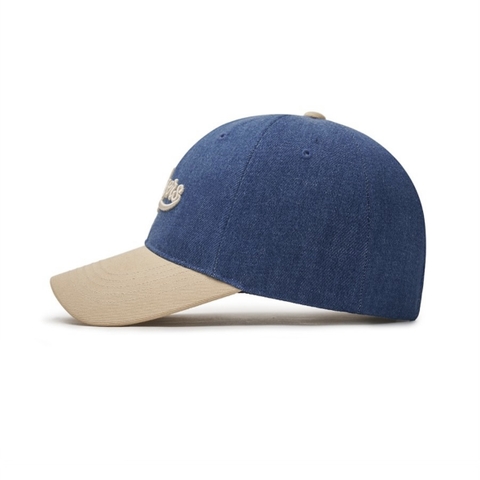 Mũ MLB Varsity Cursive Denim Color Block Unstructured Ball Cap LOS ANGELES DODGERS