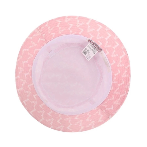 [SALE] Mũ MLB Bucket hat Monogram Crayon LA Dodgers Pink - Mũ vành tròn màu hồng