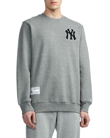 ÁO NEW ERA LOGO PATCH BIGLOGO SWEATSHIRT NEYAN GREY
