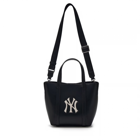 Túi MLB Basic PU Window Tote Crossbody Bag New York Yankees NY Black - Túi xách, đeo chéo, chất da PU, màu đen