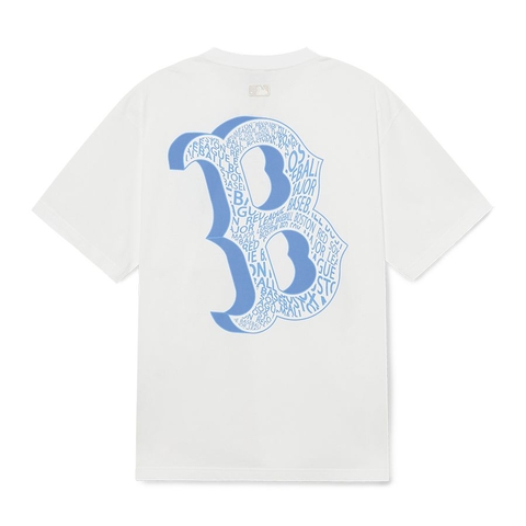 Áo Phông MLB Illusion Clipping B Boston Tshirt 3ATSU2033-43WHS
