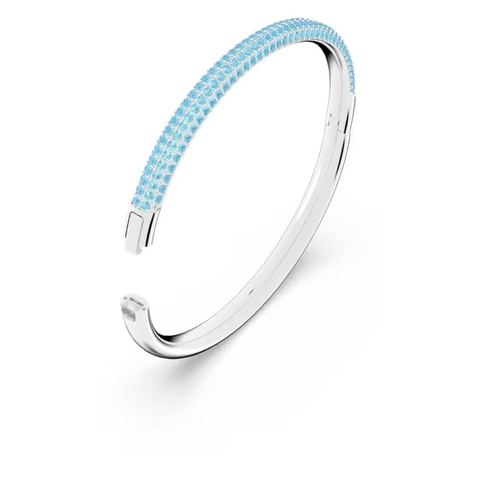 SWAROVSKI Dextera bangle (Blue, Stainless Steel) - Vòng/lắc tay pha lê xanh - JEWELRY BRACELET