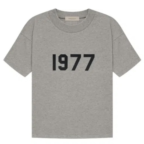 Áo Fear Of God Essentials 1977 Dark Oatmeal Tee - Áo thun cổ tròn tay lỡ màu xám tối