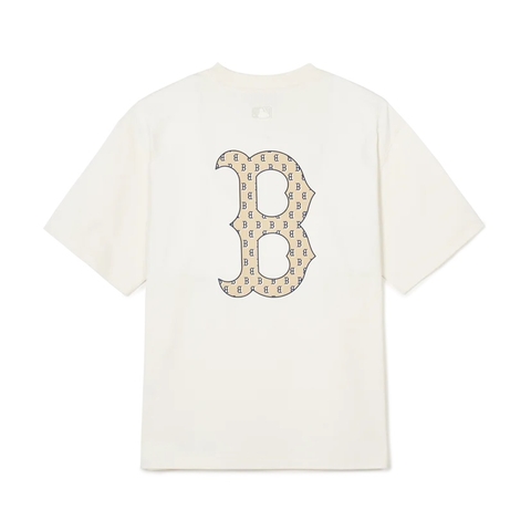Áo MLB Classic Monogram Big Lux Short Sleeve T-Shirt Boston Red Sox